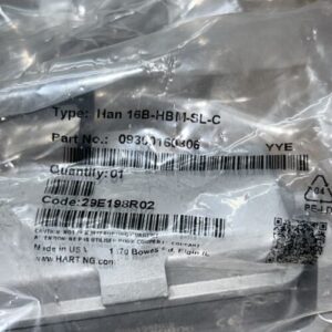 (7) Harting Han 16B-HBM-SL-C Hood Connectors New In Individual Sealed Bags - Image 2