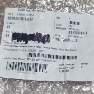*BRAND NEW* [6] Molex Woodhead 121201-0001 mPm Din Valve Connector IP67 Warranty - Image 6
