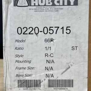 NEW OPEN BOX- HUB CITY 0220-05715 66R 1/1 Right Angle Bevel Gearbox R-C WARRANTY - Image 2