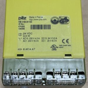 NEW NO BOX- PILZ PZE 3 V22 24VDC Safety Relay 474200 6 AF/4 AT || WARRANTY 🇺🇸 - Image 7