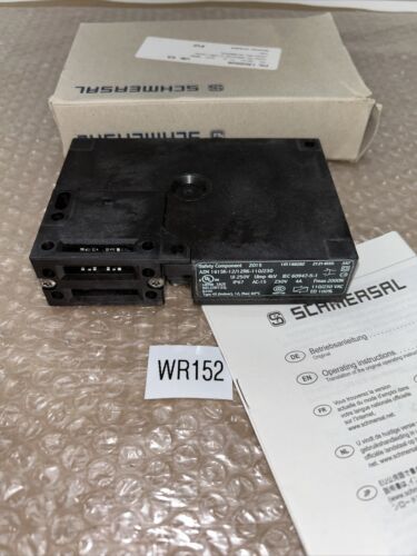 NIB SCHMERSAL SAFETY SWITCH AZM 161SK-12/12RK-110/230 101166282 NIB + WARRANTY Main Image