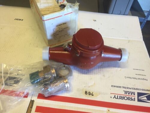 New ABB Hot Water Meter 1" 30 GPM Qmax MTH 230psi B-H 266deg Warranty! Fast Ship Main Image
