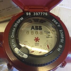 New ABB Hot Water Meter 1" 30 GPM Qmax MTH 230psi B-H 266deg Warranty! Fast Ship - Image 5