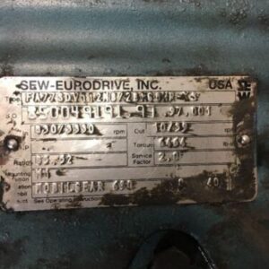 Sew-Eurodrive FA77SDV112M8/2BH68HR-XS Mobile Gear 85.52 Ratio - Image 2