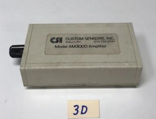 CSI Custom Sensors Model AM3000 Amplifier *Fast Shipping* Warranty! Main Image