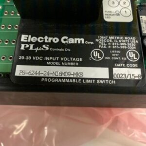 ELECTRO CAM PLuS CONTROLS PS-6244-24-N16M09-MKR PROGRAMMABLE LIMIT SWITCH 20-30V - Image 3