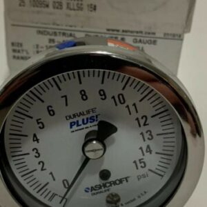 ASHCROFT 25 1009SW 02B 15# INDUSTRIAL DURALIFE GAUGE SIZE 2-1/2" FAST SHIPPING! - Image 2