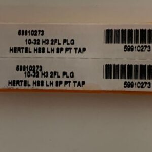 HERTEL HSS LH SP PT TAP-10-32 H3 2FL PLG (2-QTY.)NEW!FAST SHIPPING - Image 8