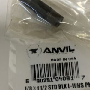24-Anvil Beck 1/8in MPT x 1/8in Dia. x 1-1/2in L Black Steel Pipe Nipples - Image 2