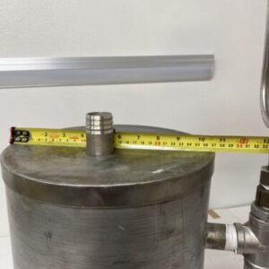 Stainless Steel OilLess Vacuum Pump Expansion Tank 13-3/4” Tall 10-3/4” Diameter - Image 3