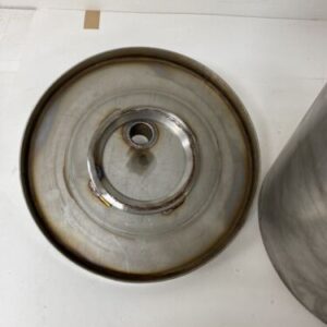 Stainless Steel OilLess Vacuum Pump Expansion Tank 13-3/4” Tall 10-3/4” Diameter - Image 5