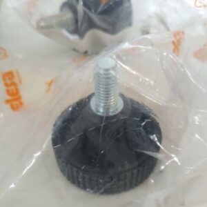 *NEW* LOT OF 5 ELESA 34451-C9 KNOB POLYPROPYLENE KNURLED RIM M10X20 + WARRANTY! - Image 3