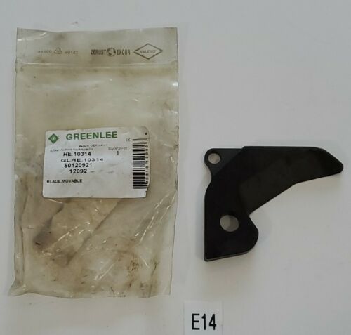*NEW IN BAG* GREENLEE HE.10314 MOVABLE BLADE GLHE.10314 12092 + WARRANTY! Main Image