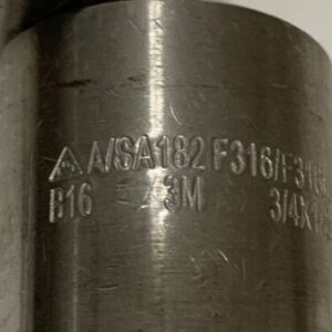 A/SA182 F316/F316L T883 B16 3M 3/4x1/2”Sleeve Stainless steel S/W REDUCER 2QTY. - Image 2