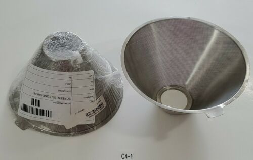 *NEW* LOT OF 2 Stainless Steel Cone Shape Screen 7C024R01823401* (610) 2006-10 Main Image