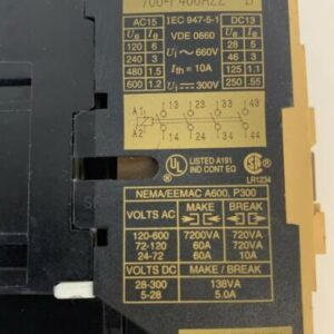 ALLEN BRADLEY 700-F400A22 700F400A22 SER B *USED* FAST SHIPPING! - Image 4