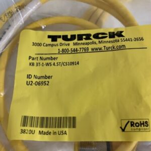*NEW* LOT OF 3 TURCK SEALED KB 3T-1-WS 4.5T/C510914 - Image 2