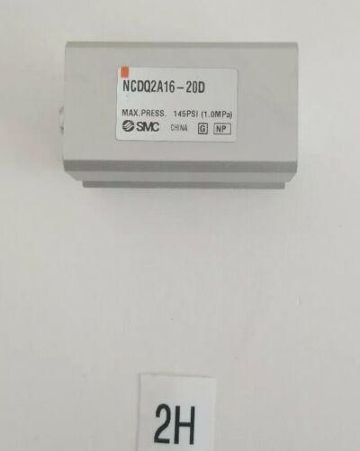 *NEW* SMC NCDQ2A16-20D COMPACT AIR CYLINDER + WARRANTY & FAST SHIPPING Main Image