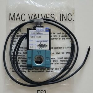 *NEW* Mac 113B-114BAAA Solenoid Valve 6.8 Watts 150 PSI 110/50 120/60 + Warranty - Image 1