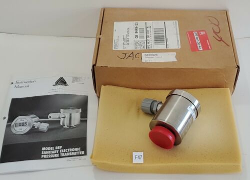 *NEW* Anderson SR068G00401100 Sanitary Pressure Transmitter 0-50 Psig + Warranty Main Image