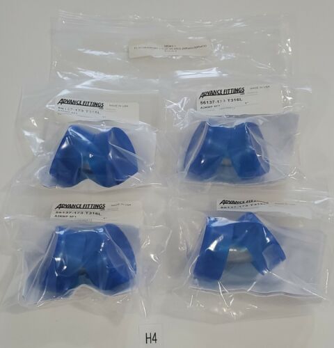 *NEW* LOT OF 4 Advance Fittings 56137-173 T316L Elbow 1" 45° A2KMP SF1 +Warranty Main Image