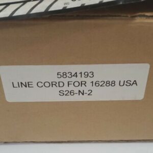 *NEW* Sartorius 1EE---0002 Line Cord For 16288 USA + Warranty! - Image 8