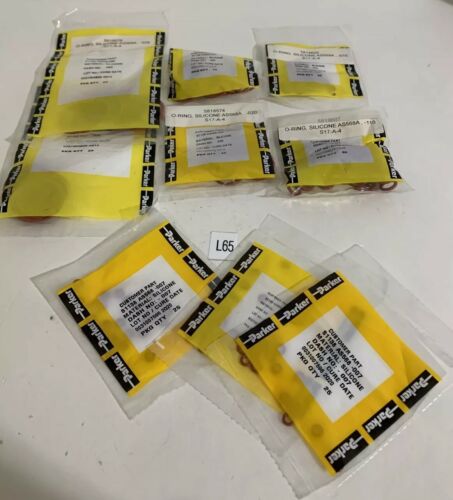 Variety Lot Of Parker S1138 Silicone O-Rings (See Photos) Fast Shipping Main Image
