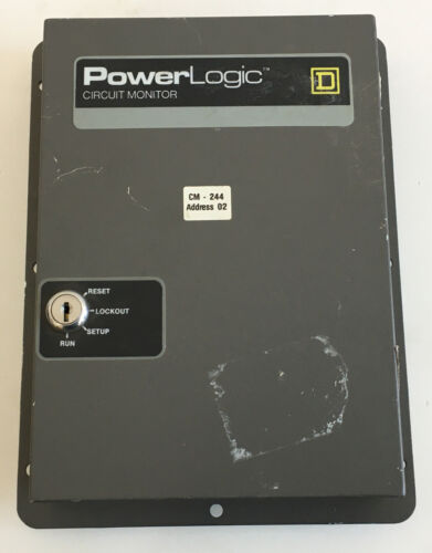*Pre~Owned* SQUARE D POWERLogic Circuit Monitor CM-244 Class 3020 120 VAC 0.5A Main Image