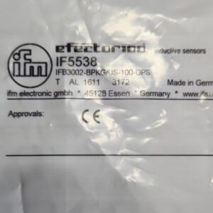 🆕️ *FACTORY SEALED* IFM EFECTOR IF5538 INDUCTIVE SENSOR 2MM⚡️🇺🇸 SHIP+WARRANTY - Image 2