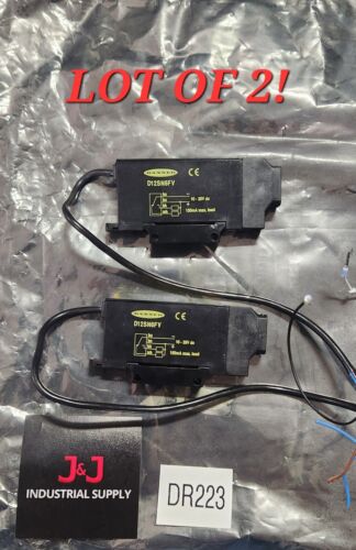 *PREOWNED LOT OF 2* Banner D12SN6FV Fiber Optic Sensors ⚡️🇺🇸 SHIP+WARRANTY Main Image