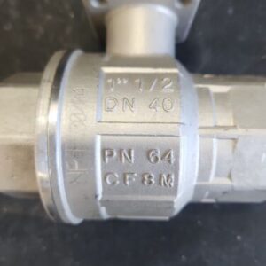 🆕️ 1 1/2" Ball Valve NPT 316 SS Food Grade 64CD8M ⚡️🇺🇸 SHIP+WARRANTY - Image 3