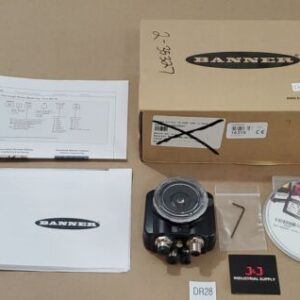 *BRAND NEW* Banner IVUPRGX25 Optical Sensor 25mm Lens 10-30Vdc 16319 + Warranty - Image 1