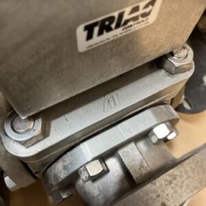 Triac Controls 2R500DA Actuator With Stainless 4" 3 Way Valve CF8M 150 Warranty - Image 9