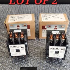 🆕️ *LOT OF 2* Siemens 42BF35AJAHW Definite Purpose Contactor ⚡️🇺🇸 SHIP - Image 1