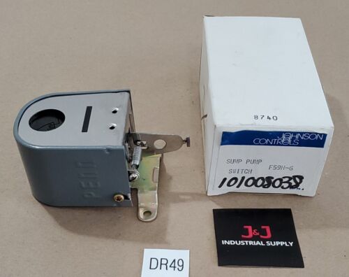 *NEW IN BOX* Johnson Controls F59H-6 Sump Pump Switch 2 Pole F59 + Warranty! Main Image