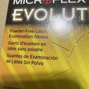 Microflex Evolution One Powder-Free Latex Examination Gloves, Large - Box of 100 - Image 4