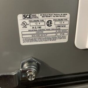 *Pre-Owned* SCE-60EL3612LP Electrical Enclosure Steel Gray 60x36x12 - Image 12