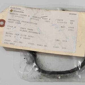 *NEW SURPLUS* ITT Gould 075765 1001 Cast Iron Gland Assembly + Warranty! - Image 8