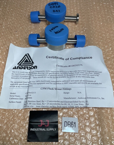 (2) NEW NO BOX- Anderson CPM Flush Mount Fittings CP030652111 || FAST SHIPPED Main Image