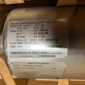 New Micro Motion T100F623SCAUEZZZZ Mass Flow Sensor Warranty Fast Shipping - Image 5