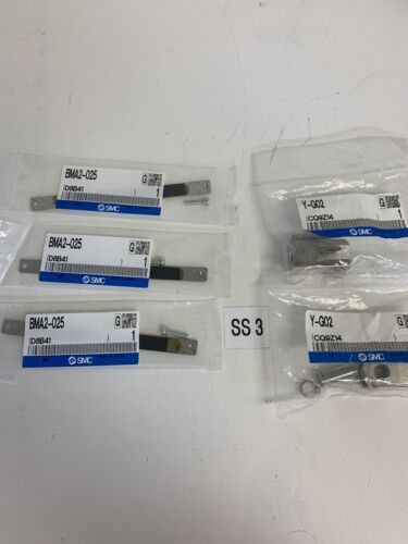 QTY 2 - SMC Y-G02 - &3 QTY. BMA2-025 ( 5 Total) Sealed bag`s Fast Shipping Main Image