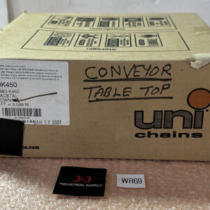 NEW OPEN BOX- Uni Chains 34LF880K450 LF-ACETAL Brown Table Top Conveyor 10’/3M - Image 1