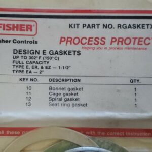 *NEW* Fisher RGASKETX022 Design E Repair Kit Assembly E, ER & EZ & EA + Warranty - Image 2