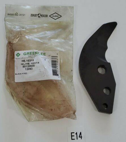 *NEW IN BAG* GREENLEE HE.10315 FIXED BLADE GLHE.10315 12093 + WARRANTY! Main Image