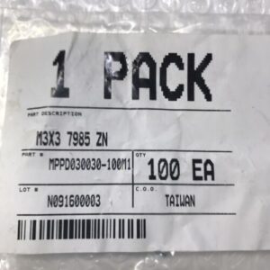 100pcs (Lot of 8) Round Phillips Screws MPPDO3OO3O-100M1 - Image 3