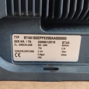 *PREOWNED* ProMinent 2006012515 BETA/4 Metering Pump BT4A1602PPE200AA000000 230V - Image 4