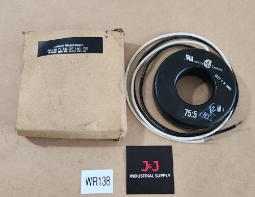 *NEW* Current Transformer Cat 5RL-750 Ratio 75:5 A 600V 50-400Hz 10Kv + Warranty Main Image