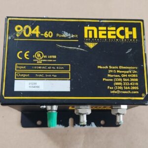 *PREOWNED* Meech 904-60 Power Unit 100/240Vac 60Hz 0.25A 7kVac 5mA + Warranty! - Image 2