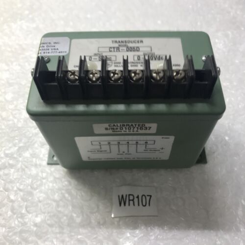 *Pre-Owned Ohio Semitronics CTR-005D Input 0-5ac Output 0-10Vdc Transducer# Main Image