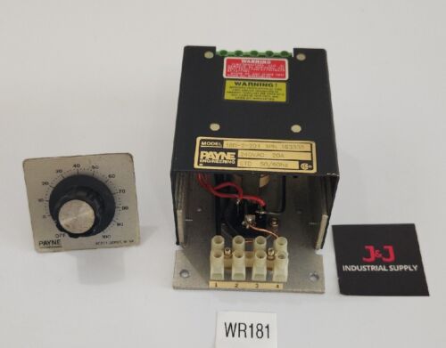 *PREOWNED* Payne Engineering 18D-2-20i 1~Phase 240Vac 20A 50/60Hz + Warranty! Main Image